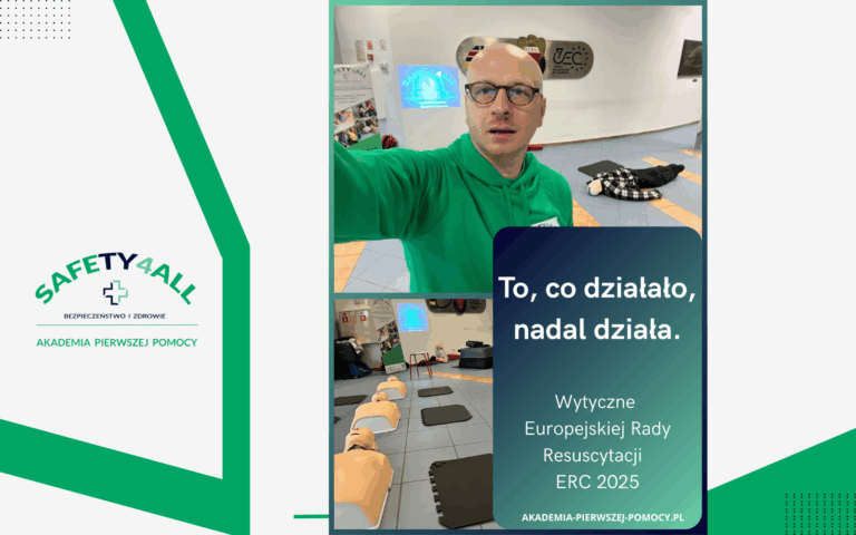 Startujemy Szkolenia Pierwszej Pomocy Nowe wytyczne ERC 2025